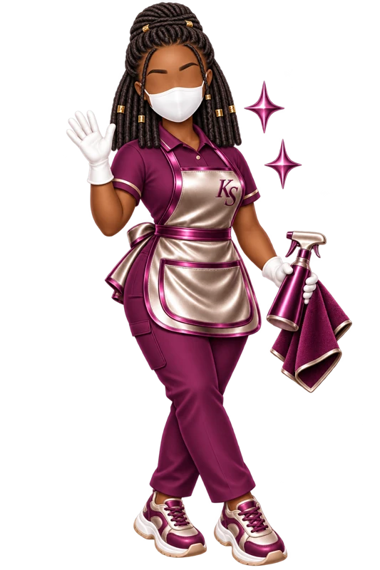 Kirtle Standard cleaning professional mascot